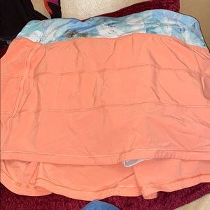 Lululemon pace rival coral skirt size 8